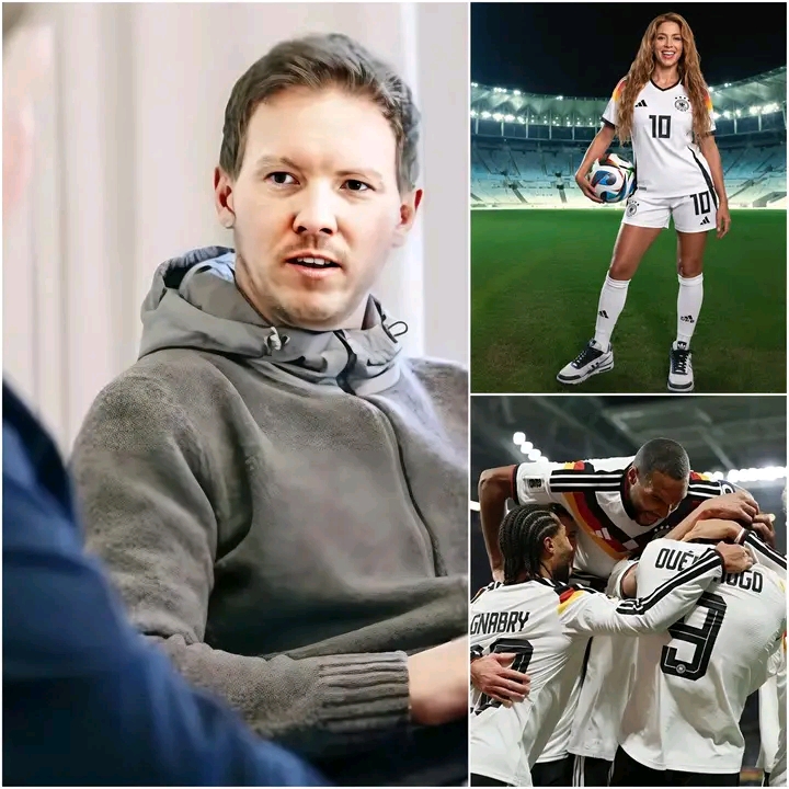Shakira bietet dem DFB einen exklusiven Deal für die Hymne und Sponsoring an; Nagelsmann reagiert scharf und löst weltweit hitzige Fußball-Debatten und Kontroversen aus.