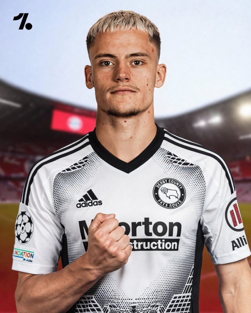 5 minutes TRANSFER NEWS this morning! 🚨 Derby County fc has officially finalized the agreement to sign midfielder Masterio Florian wirtz! The deal is expected to be wrapped up before the World Cup. Thanks to a special clause in his contract, Florian can leave on a FREE transfer this summer if an agreement is finalized before his current deal expires. 🤯💙 Derby County fc fans, how happy are you with…. 👇