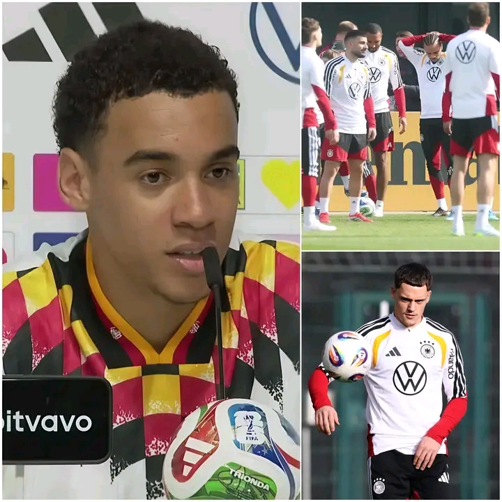 „DAS WETTER IN DEN USA IST FURCHTBAR, ICH KANN HIER KEINE EINZIGE MINUTE MEHR SPIELEN…“ Der Topstar der deutschen Nationalmannschaft, Jamal Musiala, hat das extrem heiße Wetter in den USA und Mexiko während des Trainings zur Vorbereitung auf die Weltmeisterschaft scharf kritisiert. Musiala enthüllte sogar, dass drei seiner Teamkollegen beim Training aufgrund der drückenden Hitze beispiellose Verletzungen erlitten hätten, was den deutschen Fans große Sorgen bereitet…