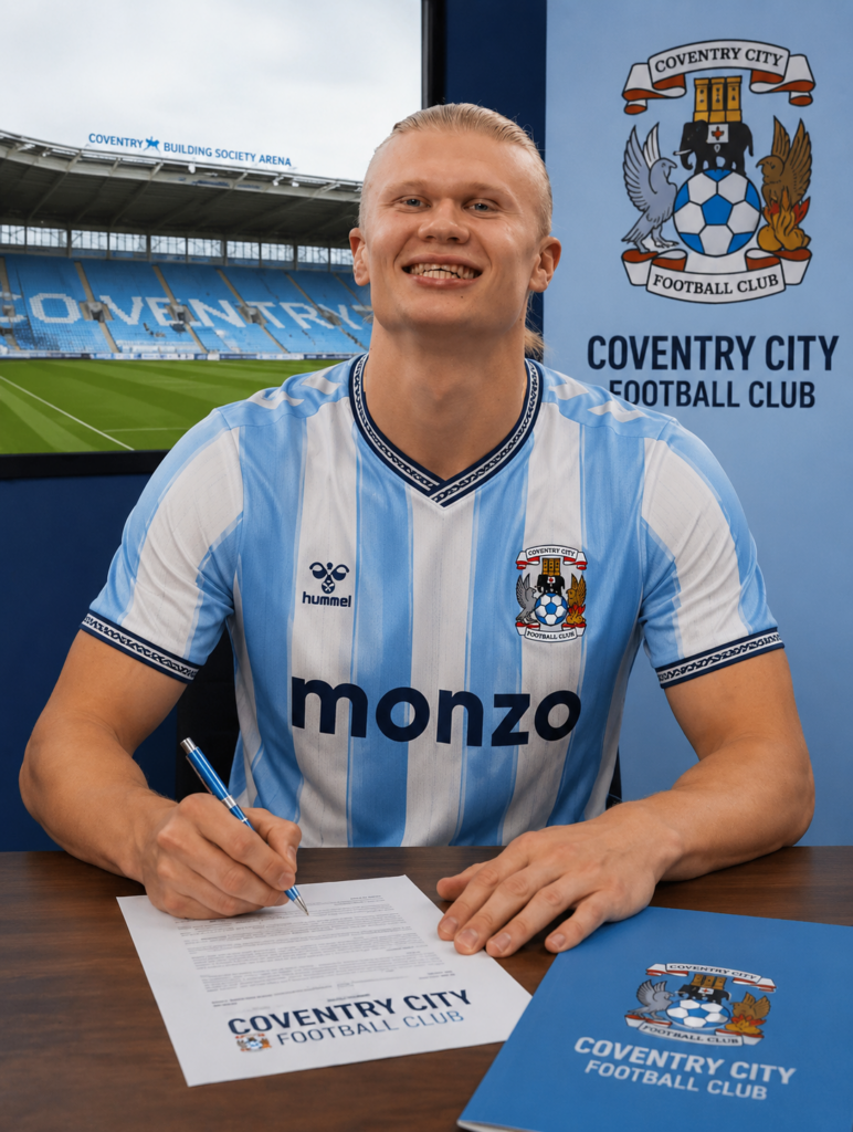 DONE DEAL: GOOD BYE MANCHESTER CITY SUPERSTAR STRIKER Erling Haaland AGREED AND ACCEPTED A DEAL CONTRACT WORTH €108M WITH COVENTRY CITY DUE TO THE AGREEMENT Erling Haaland ACCEPTED THE CONTRACT WITH COND..….